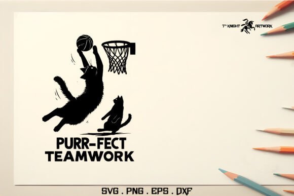 Basketball Cat Athlete SVG Pt.10
