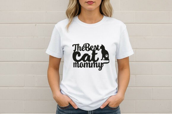 Cat Mommy SVG Vector File