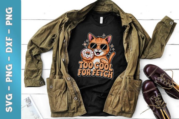 Cool Cat Donut Sarcastic Cat SVG