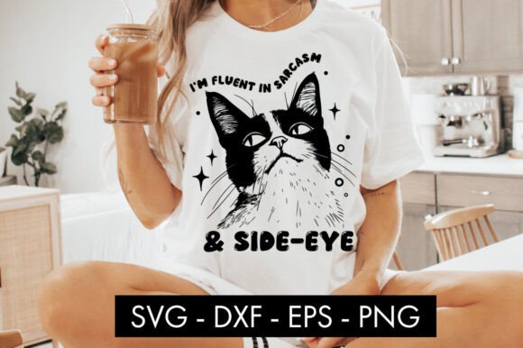 Funny Cat Animal SVG PNG Sublimation