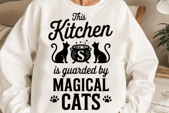Funny This Kitchen is Guarded SVG Design