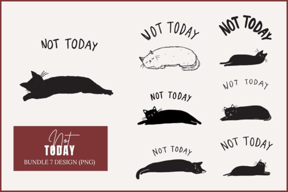 Nop Today Cat SVG Design