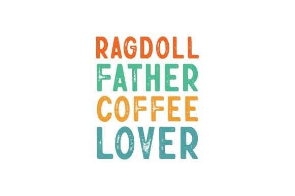 Ragdoll Cat Retro SVG Sublimation Design