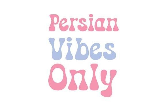 Retro Persian SVG, Retro Cat SVG Design
