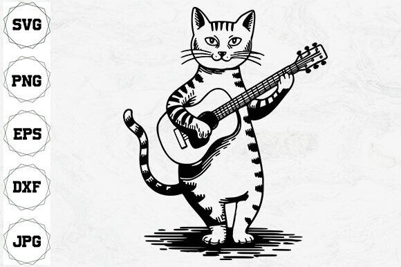 Rock and Roll Cat SVG Review